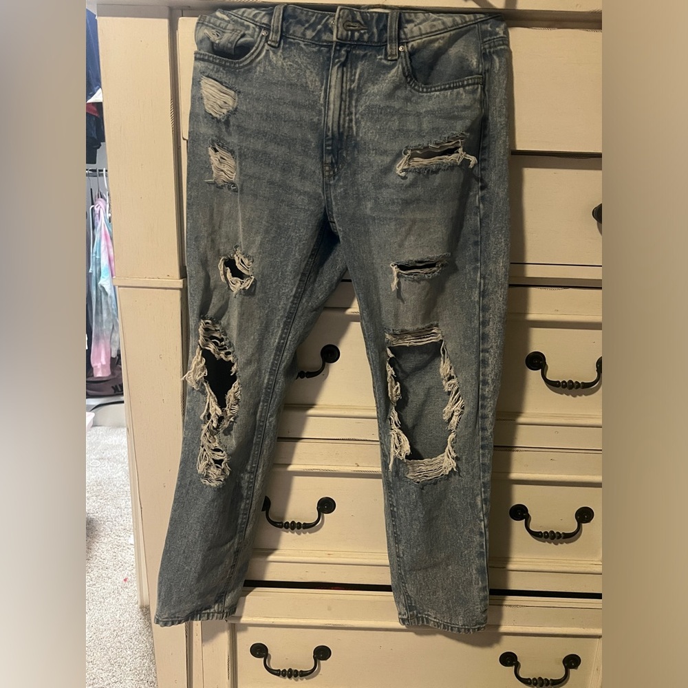 Charlotte Russe refuge mom jeans SIZE 5!!!! Not 4